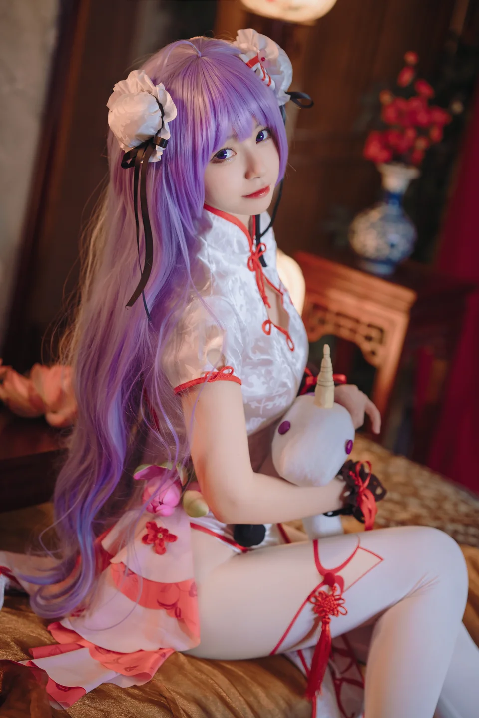 猫大人 - 碧蓝航线 独角兽 旗袍 [22P-348MB] tg@simisebaisi 【丝足阁】004.webp